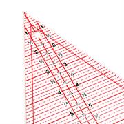 Craft and Patchwork Ruler, Triangle